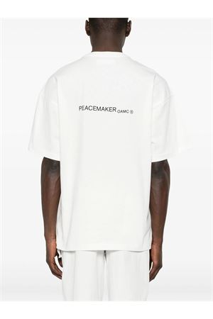 T-shirt in cotone bianco OAMC PEACEMAKER | PCM1OT02RJE002002